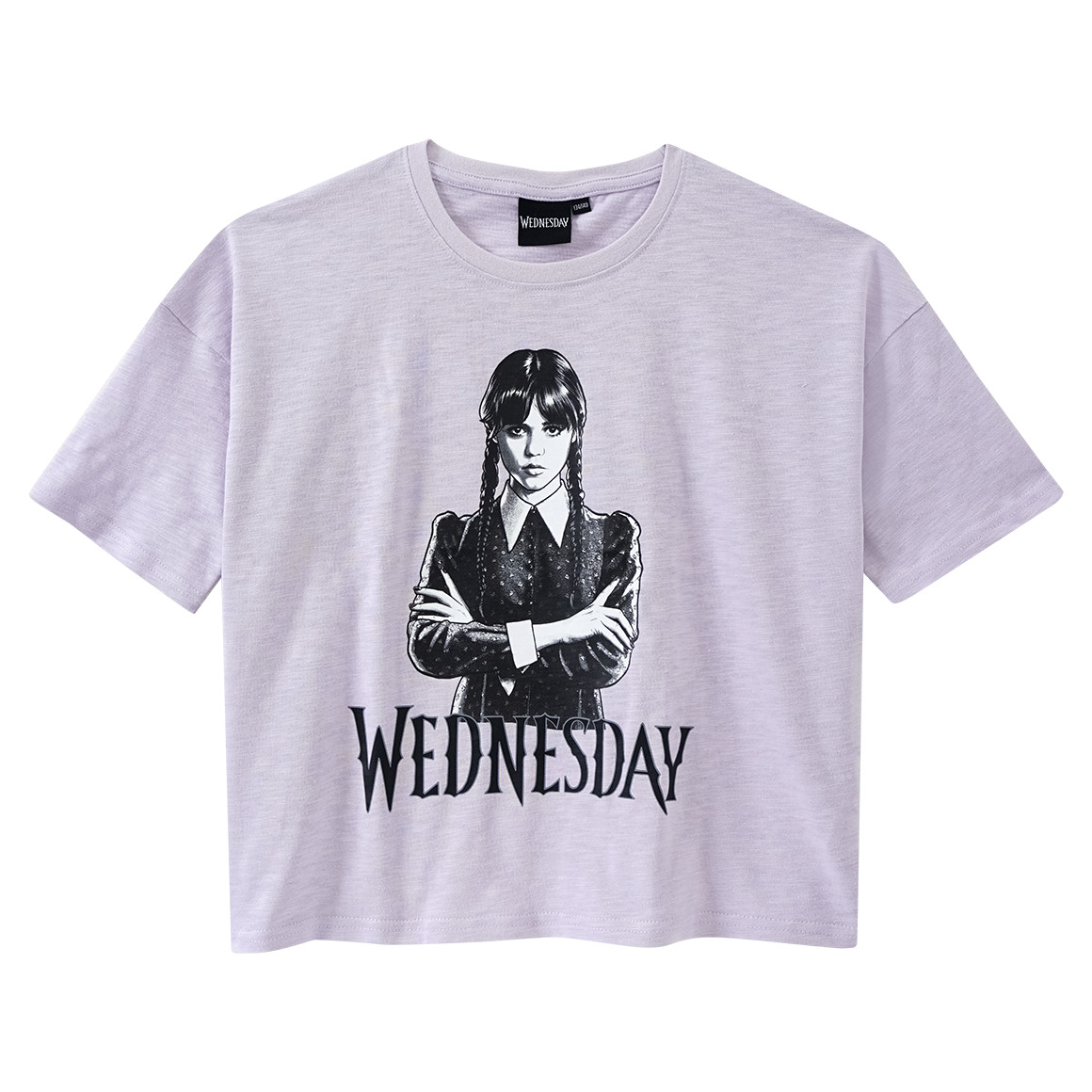 Yigga WEDNESDAY Shorty mit Print helllila / hellgrau