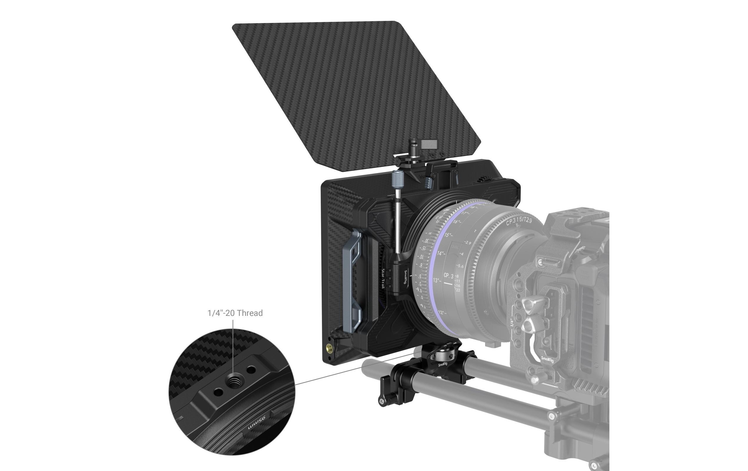 Multifunctional Modular Matte Box (95 mm) VND Kit<br>Multifunktionales modulares Matte Box Kit