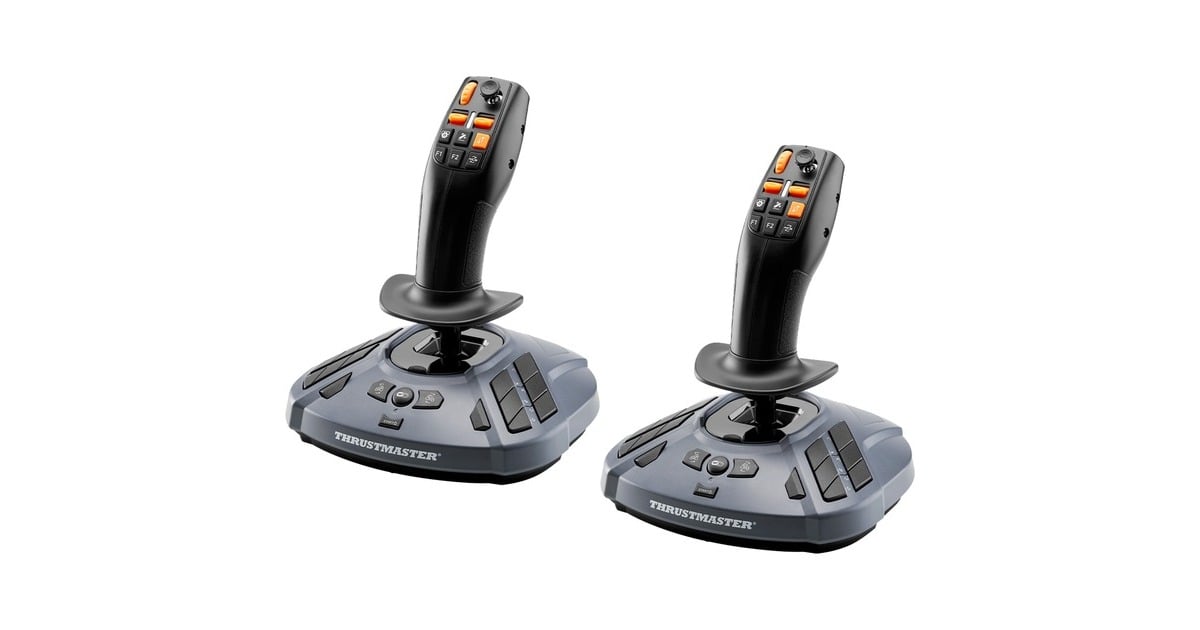 ThrustmasterSimtask Farmstick Bundel joystick  (Zwart/grijs, Pc)