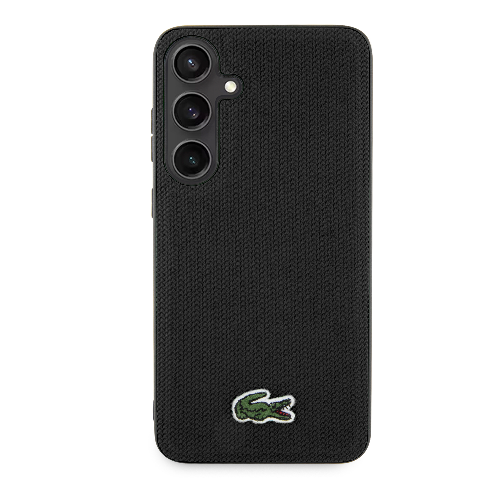 Samsung Galaxy S24  Plus Hardcase Hülle Iconic Petit Pique MagSafe-Modul (LCHMS24MPVCK) - Schwarz