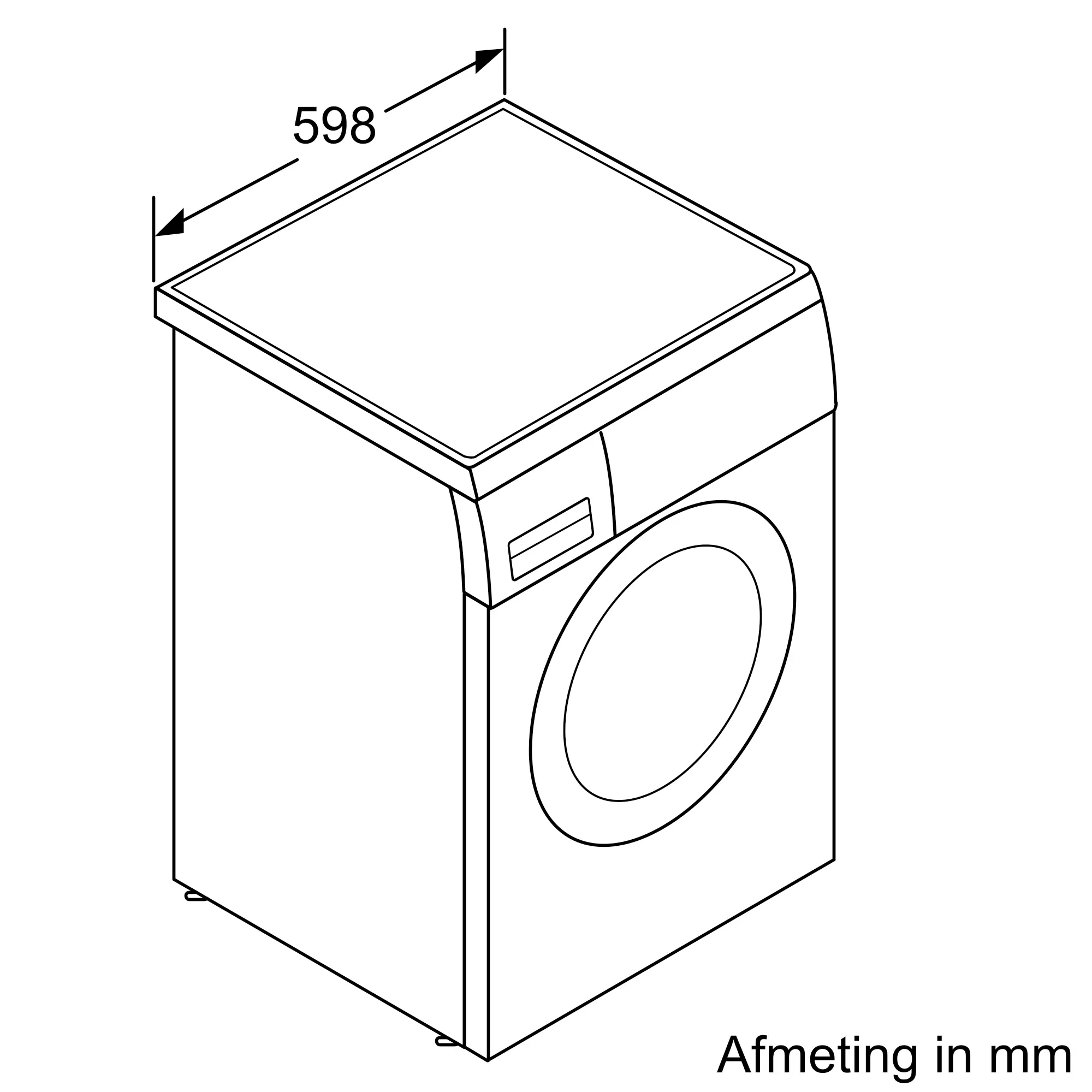Serie 6 Wasmachine, voorlader 8 kg max. 1400 rpm