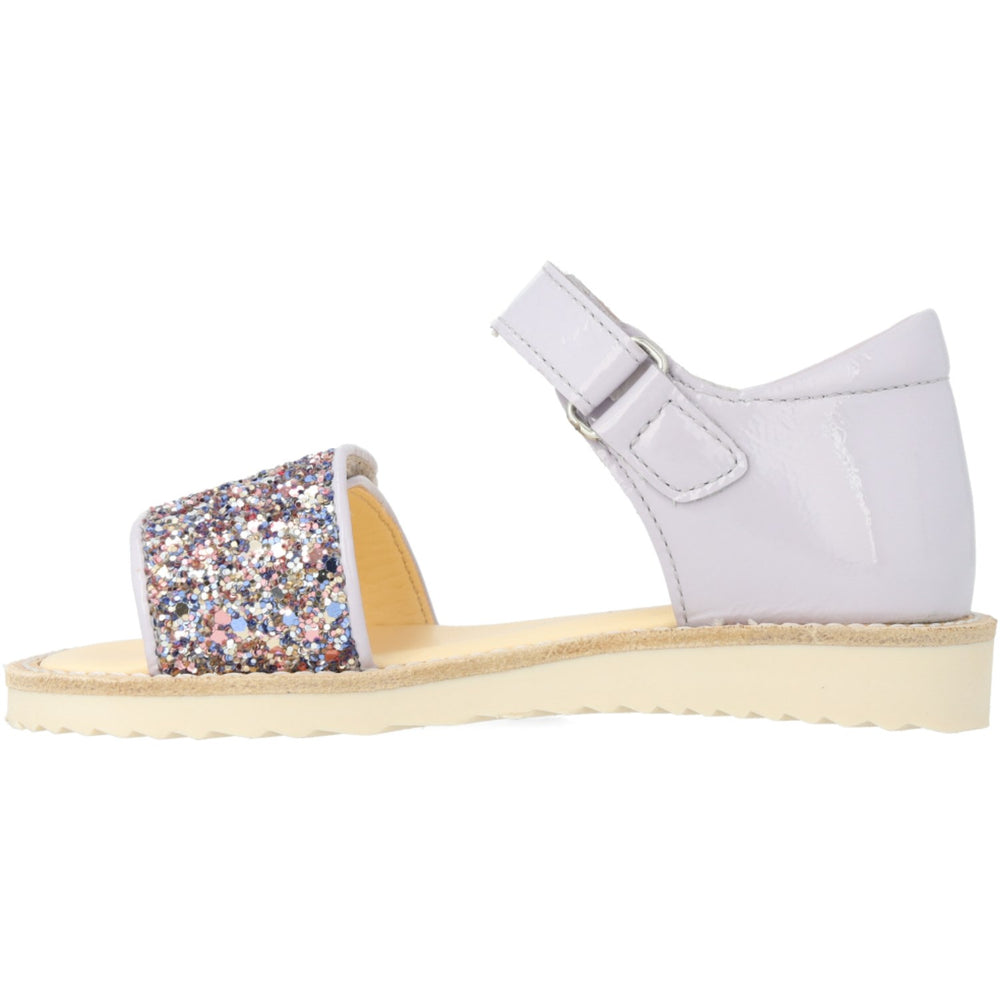 Køb Angulus Lilac/Pastel Multi Glitter Laksandal Med Funklende Glitterdetalje