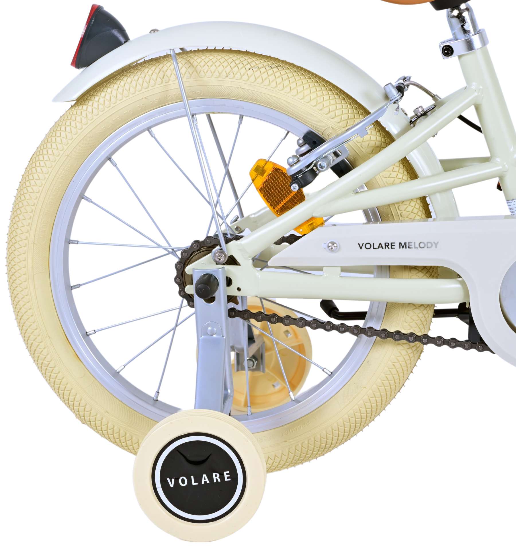 TPFSports Melody Kinderfahrrad - Mädchen - 16 Zoll - Rücktritt + Handbremse - Türkis