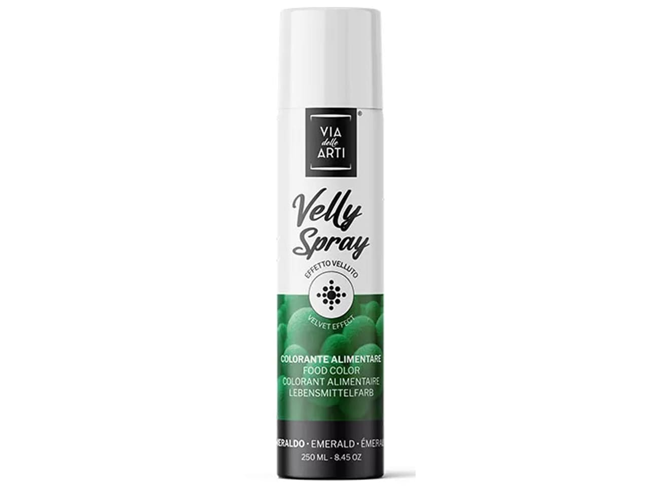 Colorant en spray effet velours - 250 ml - Vert émeraude - Velly Spray