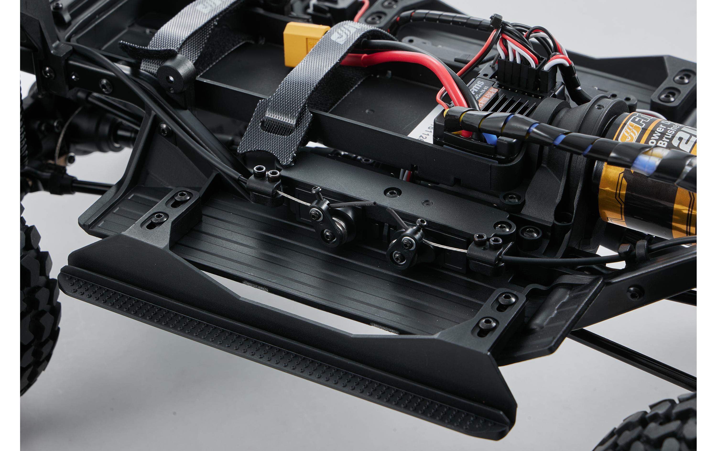 Scale Crawler FCX10 Chevrolet K5 Blazer Schwarz, ARTR, 1:10<br>Rock Crawler mit detaillierter Chevrolet Blazer Karosserie, 2-Gang Getriebe udn Differentialsperren