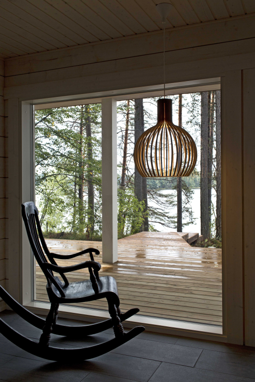Secto Design Octo Small 4241 hanglamp Ø45 naturel berk