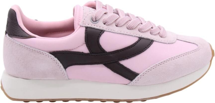 Boax Homerun leren sneakers lichtroze
