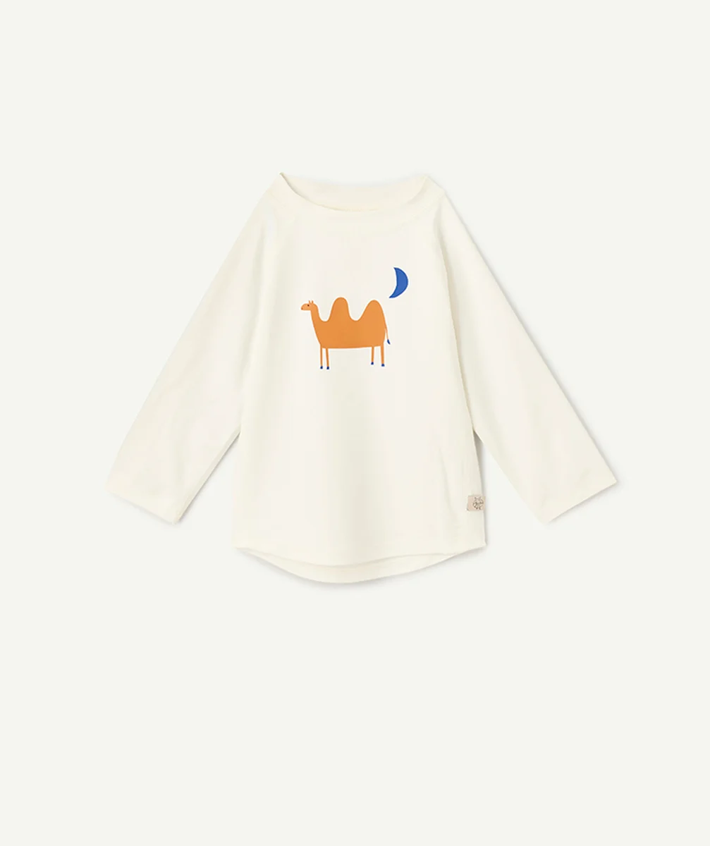 LASSIGT-SHIRT MANCHES LONGUES MIXTE ANTI-UV AVEC MOTIF CHAMEAU