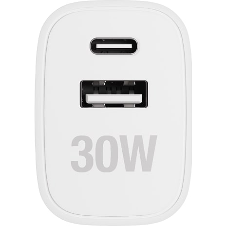 Vivanco hurtigoplader 30 W - hvid
