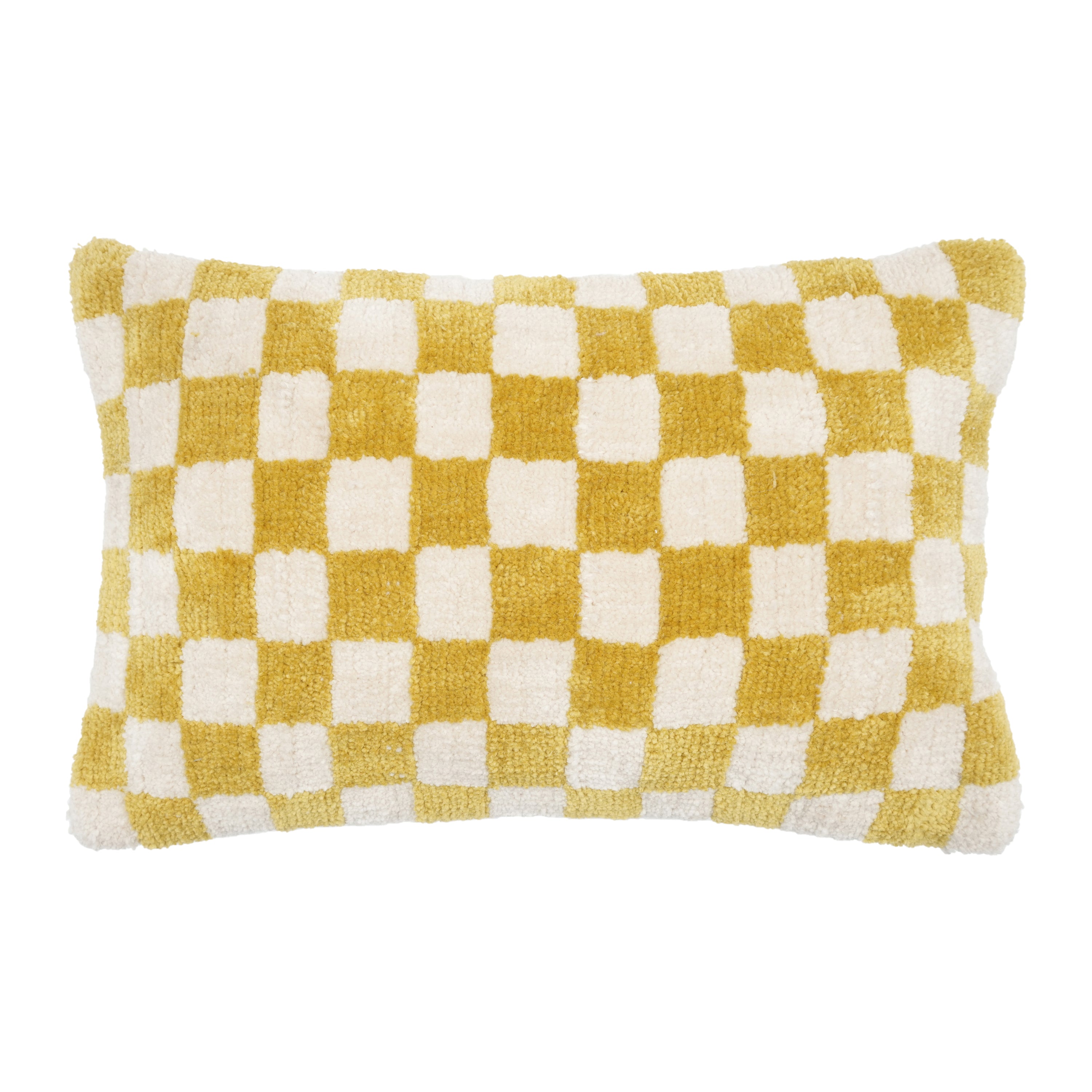 by fonQ Teddies Sierkussen - Set van 2 - Oker
