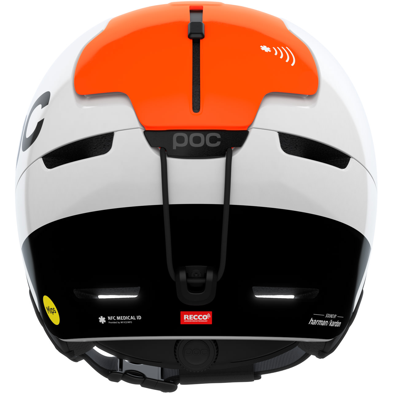 POC Obex Connect hydrogen white - fluorescent orange AVIP | POC Skihelme Erwachsene | POC Skihelme | POC | P | MARKEN | XSPO