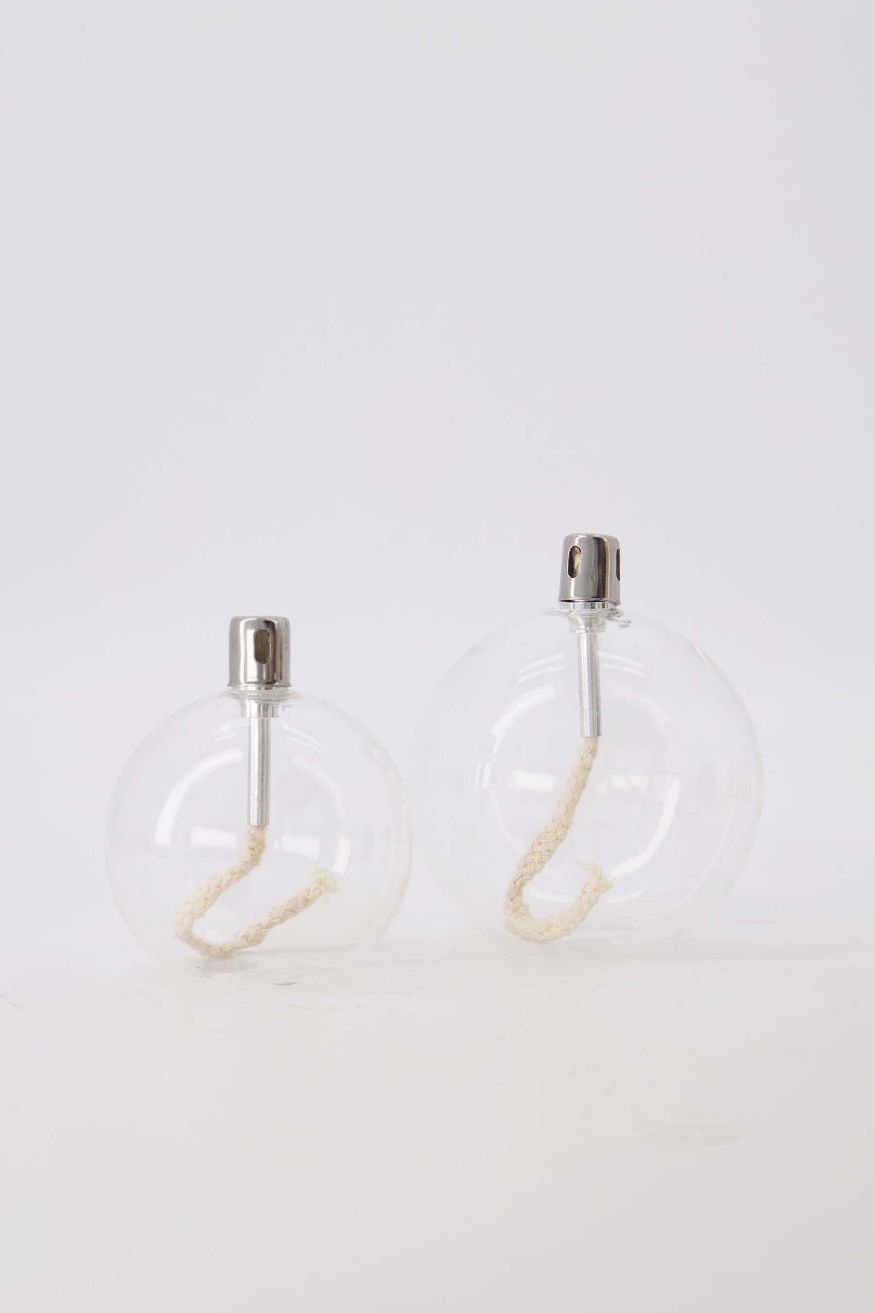 Set van 2 Olielampjes Glas