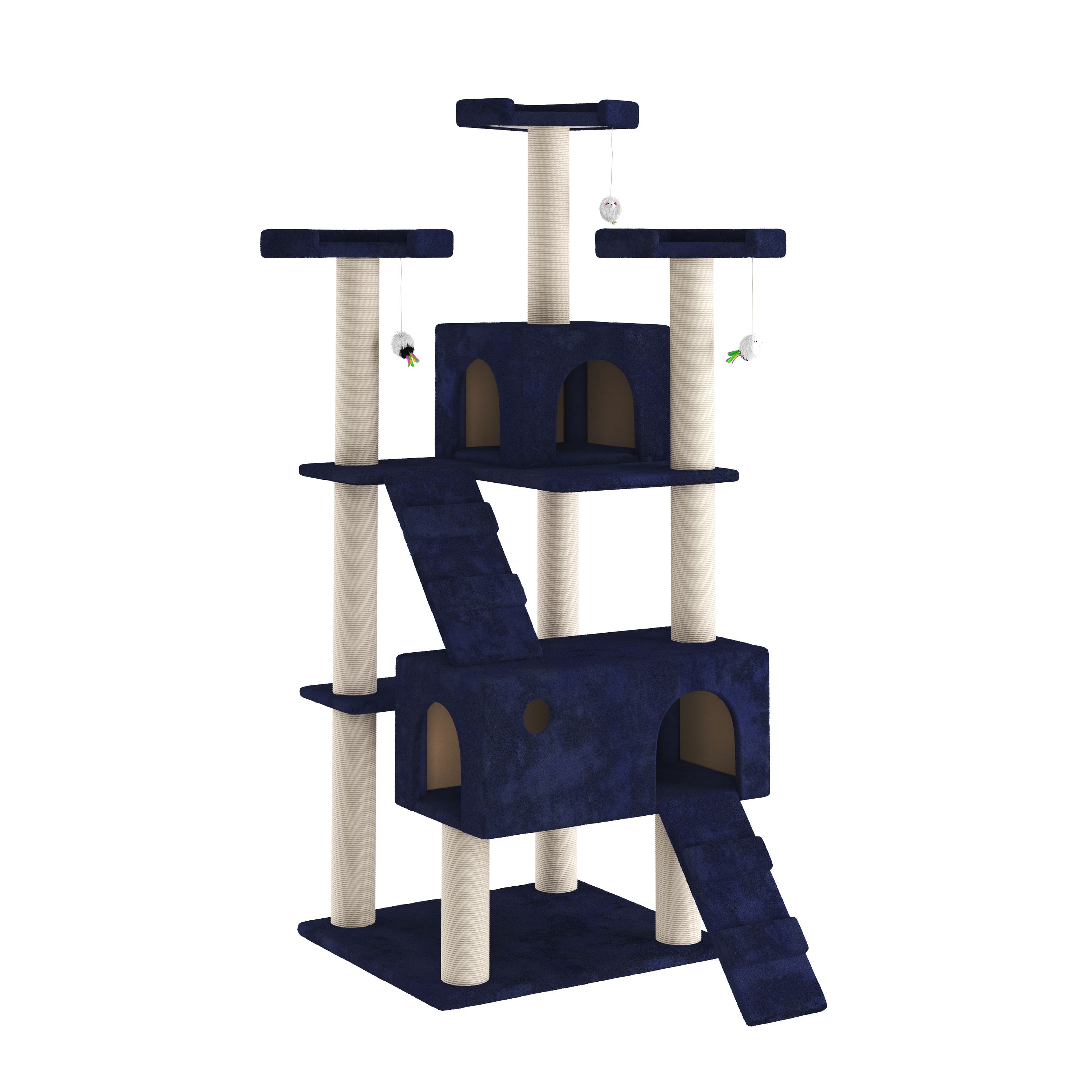 Katzenbaum MIRO 182 cm blau