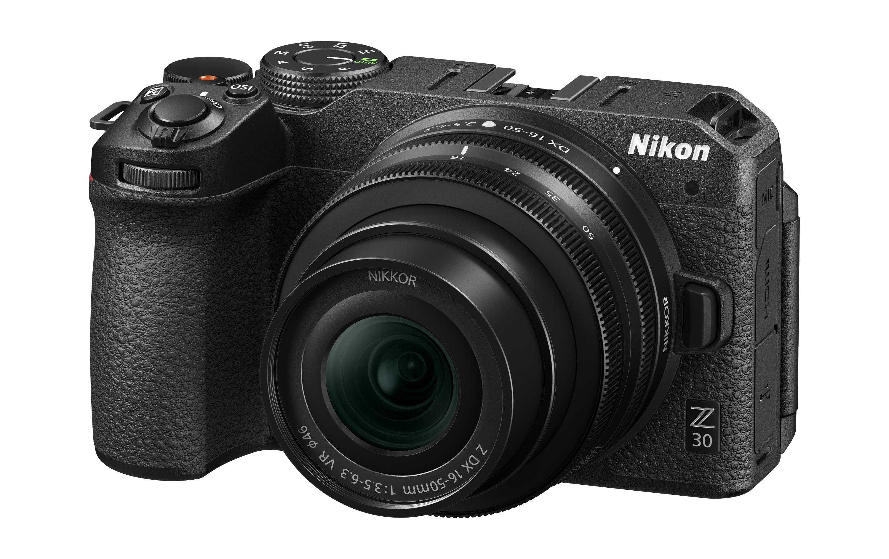 Fotokamera Z30 KIT 16-50<br>Spiegelloser Fotoapparat mit erstklassiger Bildqualität – Die neue Welt des Vloggens