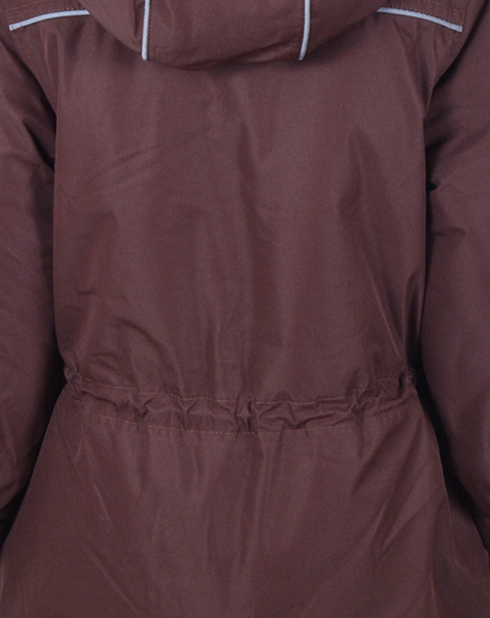 Winter-Parka TWILL G in puce brown