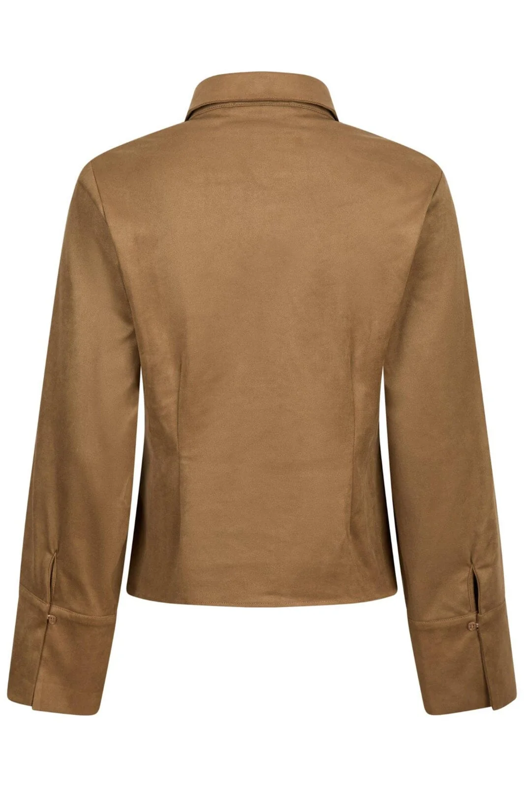 Neo Noir Rosa Faux Suede Shirt 164475 604 cognac