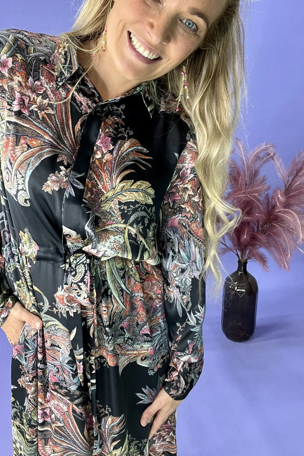 Karmamia Nakita Maxi Dress meadow black