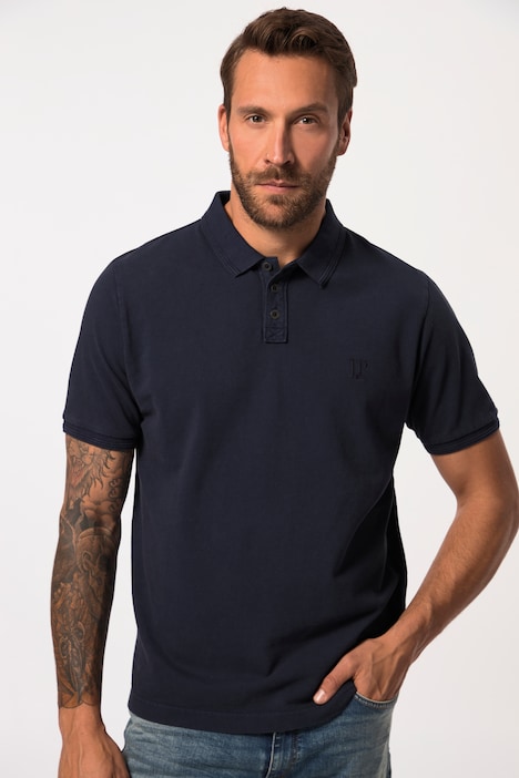 Poloshirt, Halbarm, Piqué, Vintage Look, bis 8 XL