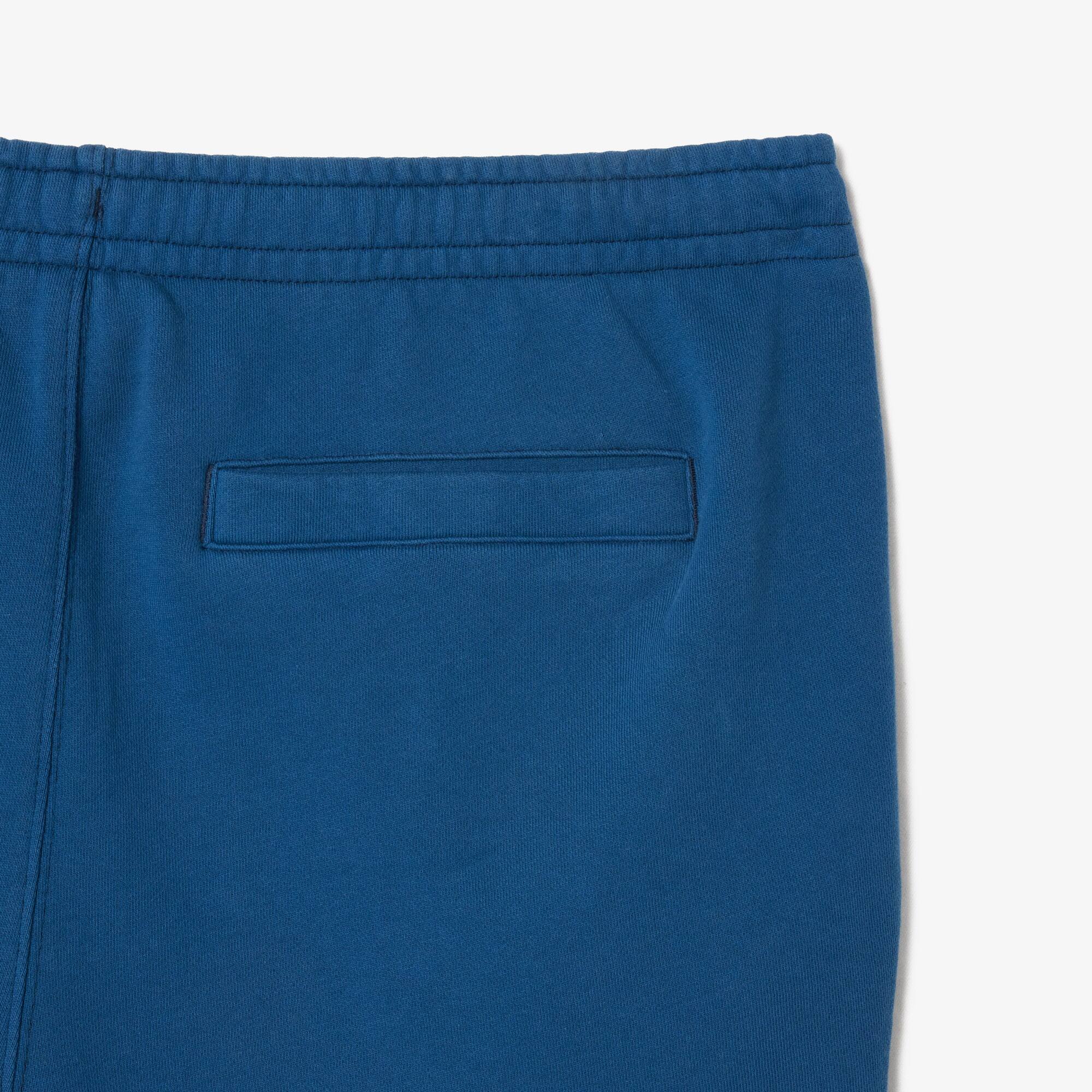 Jogging-Shorts mit LACOSTE-Aufdruck und verwaschenem Effekt Bermudas - Blau - Lacoste - Herren