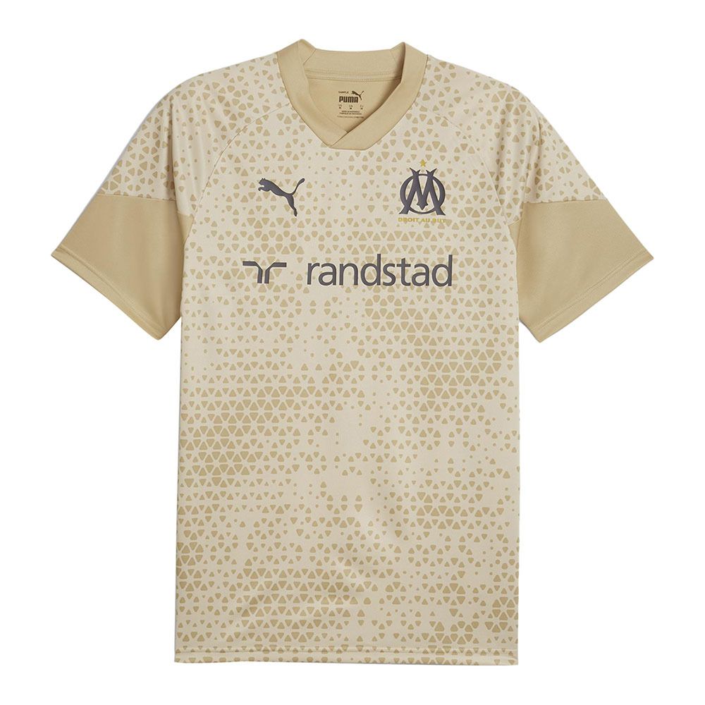 Puma OM TRAINING 23/24 - Maillot Homme beige