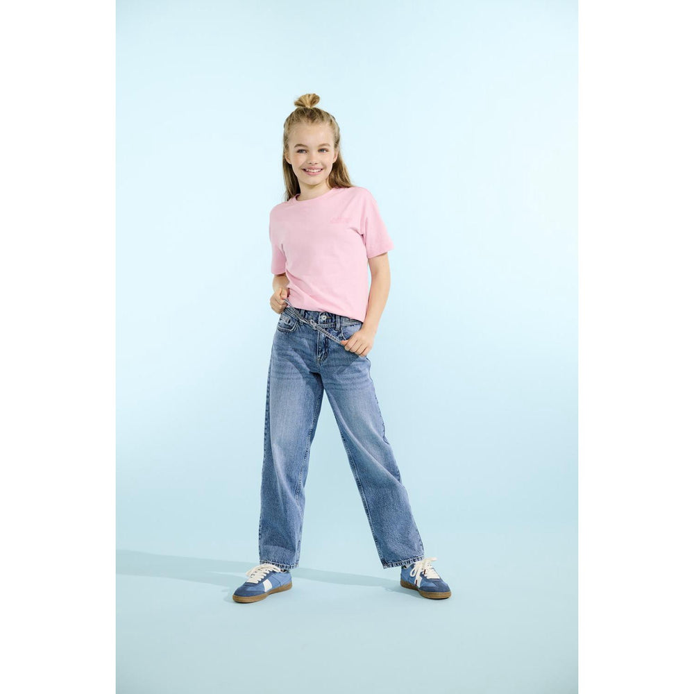 Køb kids ONLY Romance Rose Strawberry Koghelen Life S/S Loose Tee Jrs Noos