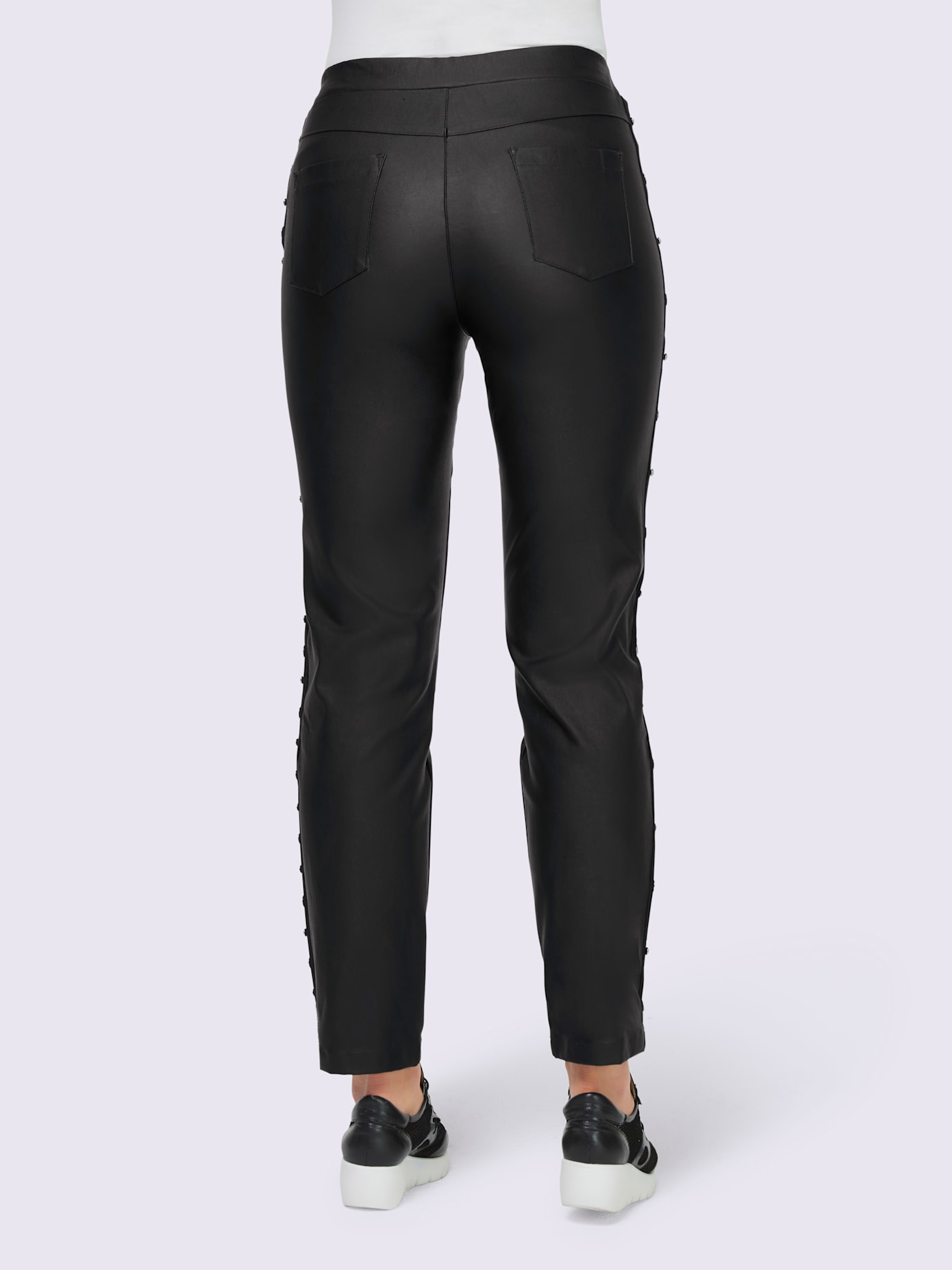 Pantalon revêtement brillant