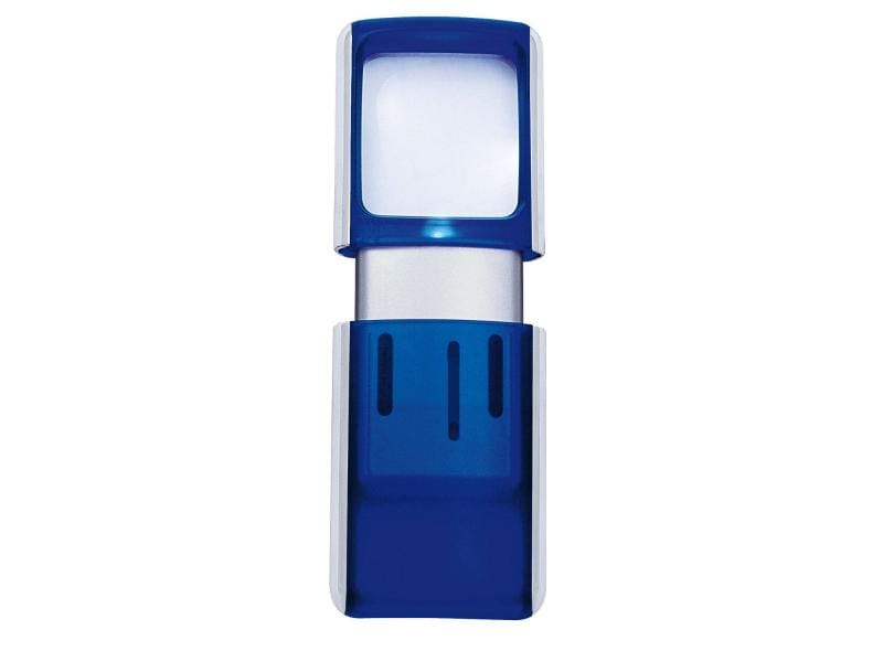 WEDO Lupenleuchte mit LED Beleuchtung, Blau Lupe mit LED-Beleuchtung, blau