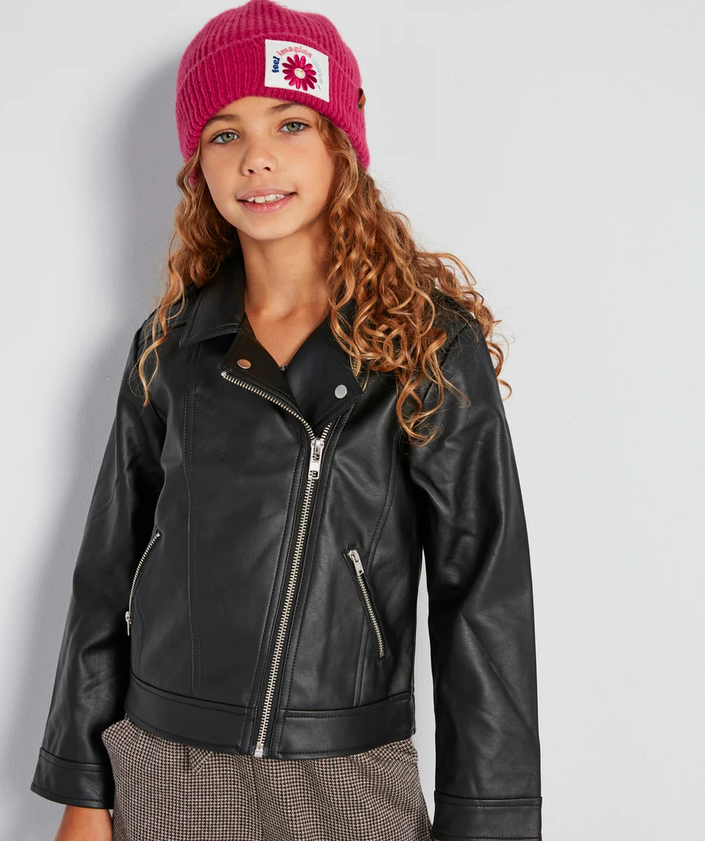 VESTE PERFECTO FILLE NOIRE