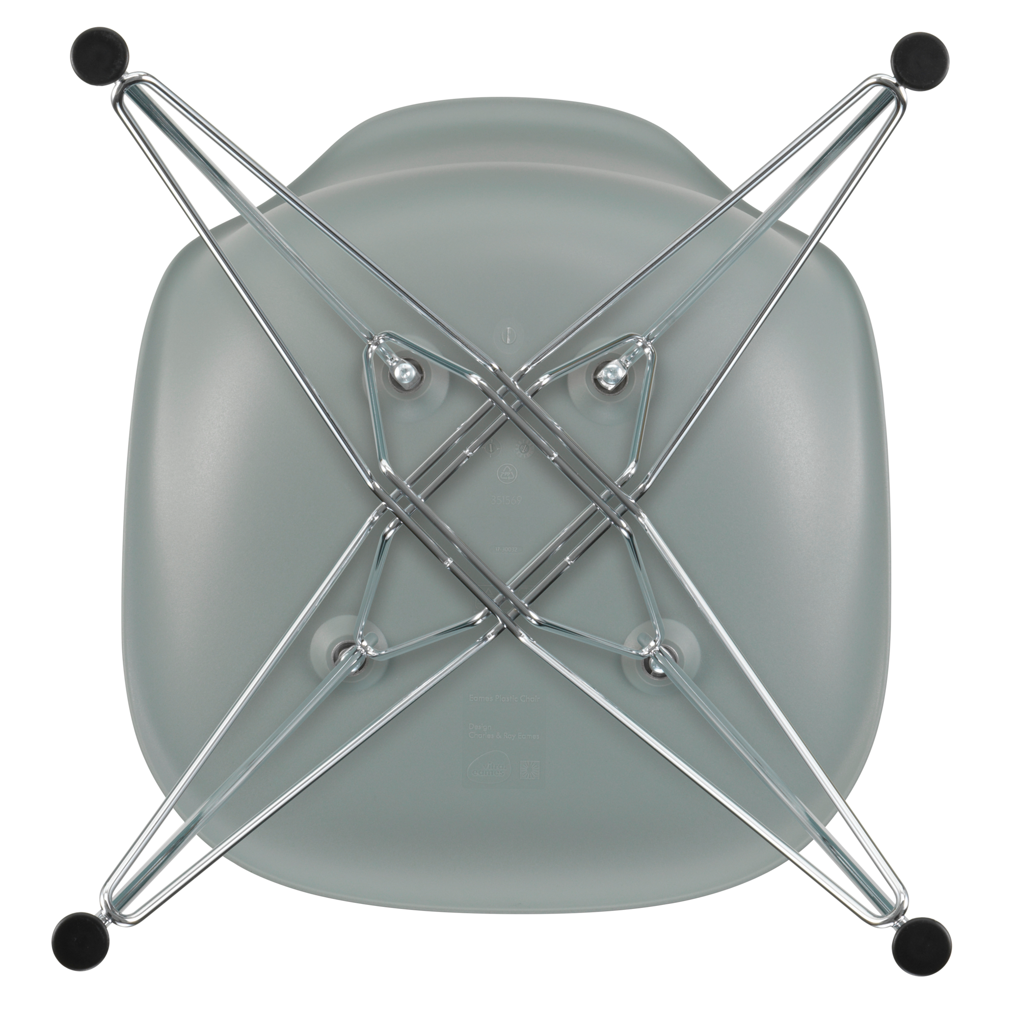 Eetkamerstoel DSR RE chroom Light Grey