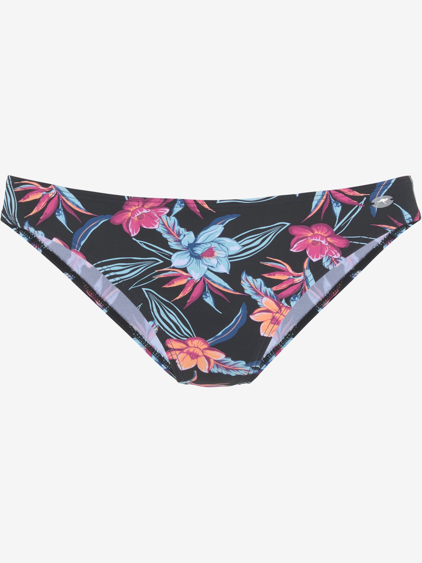 Bas de maillot de bain imprimé, effet de couleur différent pour chaque pièce