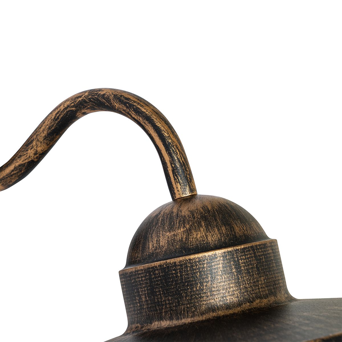 Landelijke buiten wandlamp antiek goud IP44 - Kansas