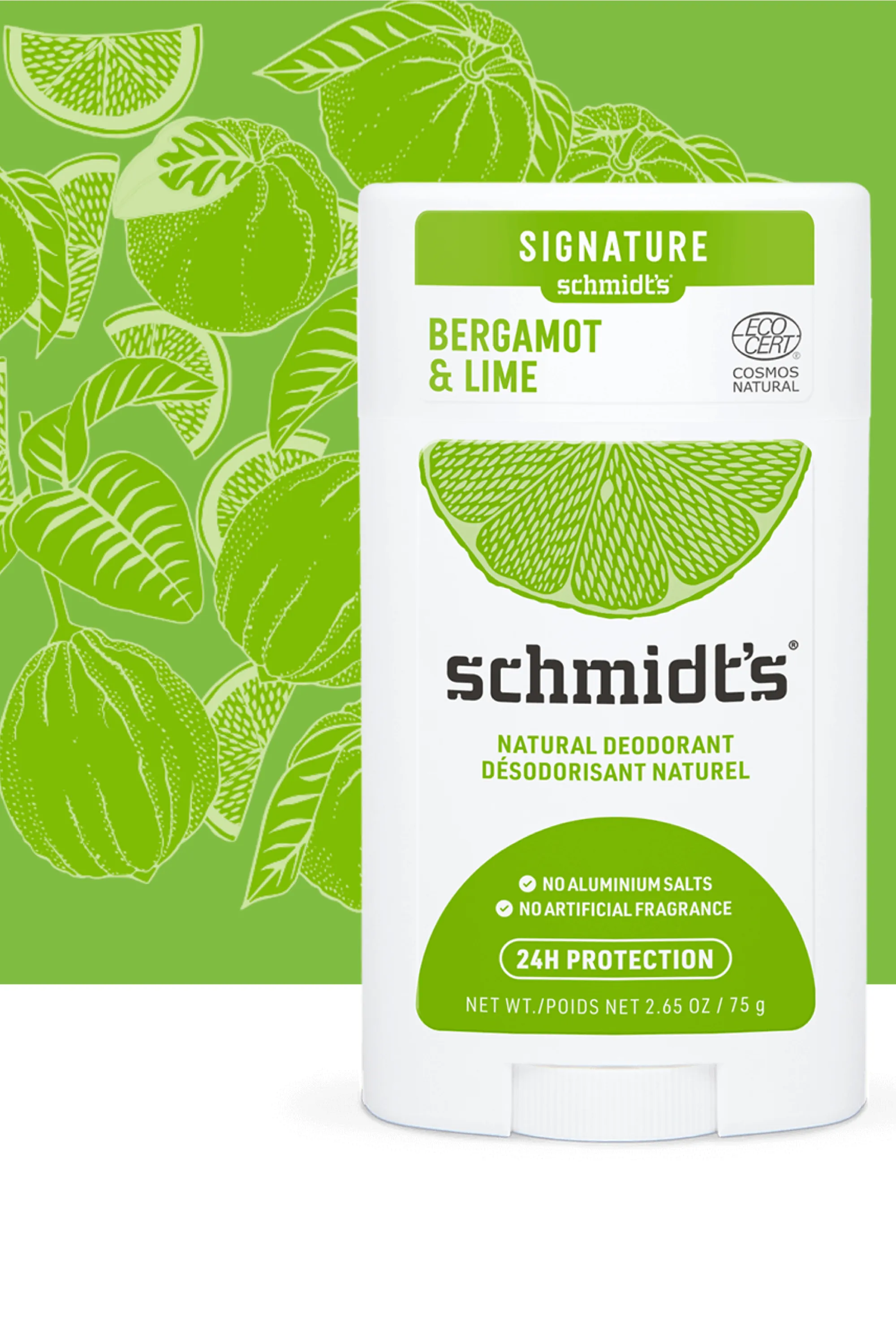 Schmidt’s Duo de déodorants stick Bergamote & Citron Vert-116 ml
