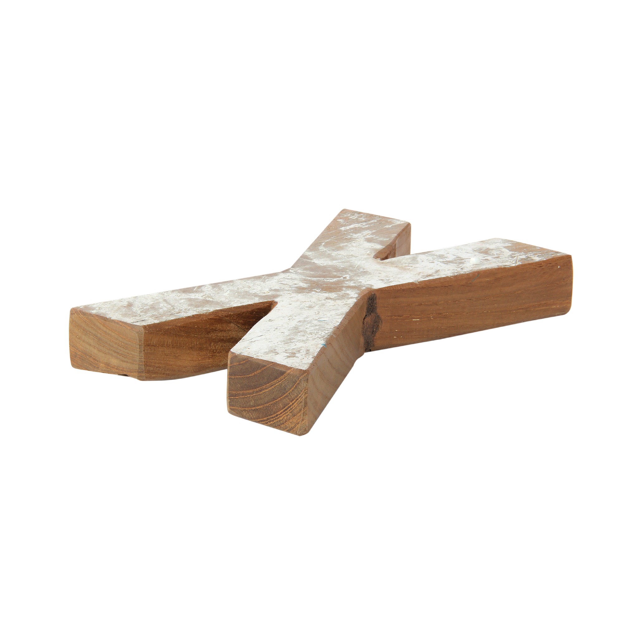 Holzbuchstabe 'X', mehrfarbig, T 2,5 cm, B 13 cm, H 19 cm von fischer's lagerhaus