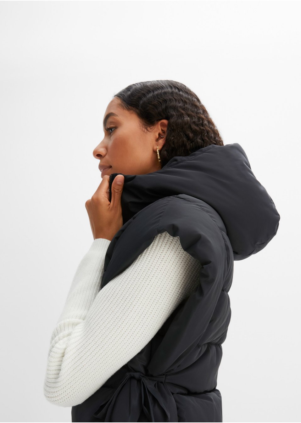 Veste courte sans manches