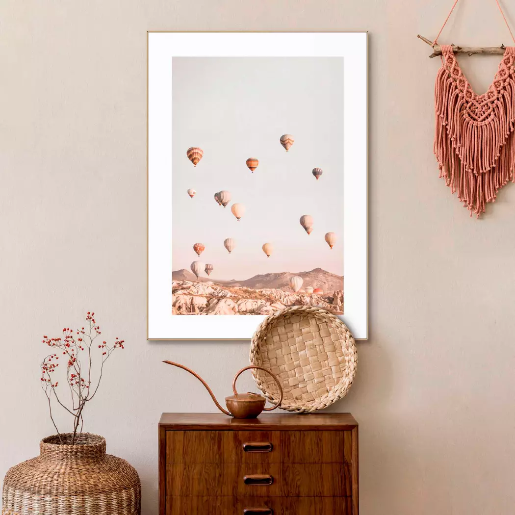 Wandbild 50 x 70 cm Ballonfahrt