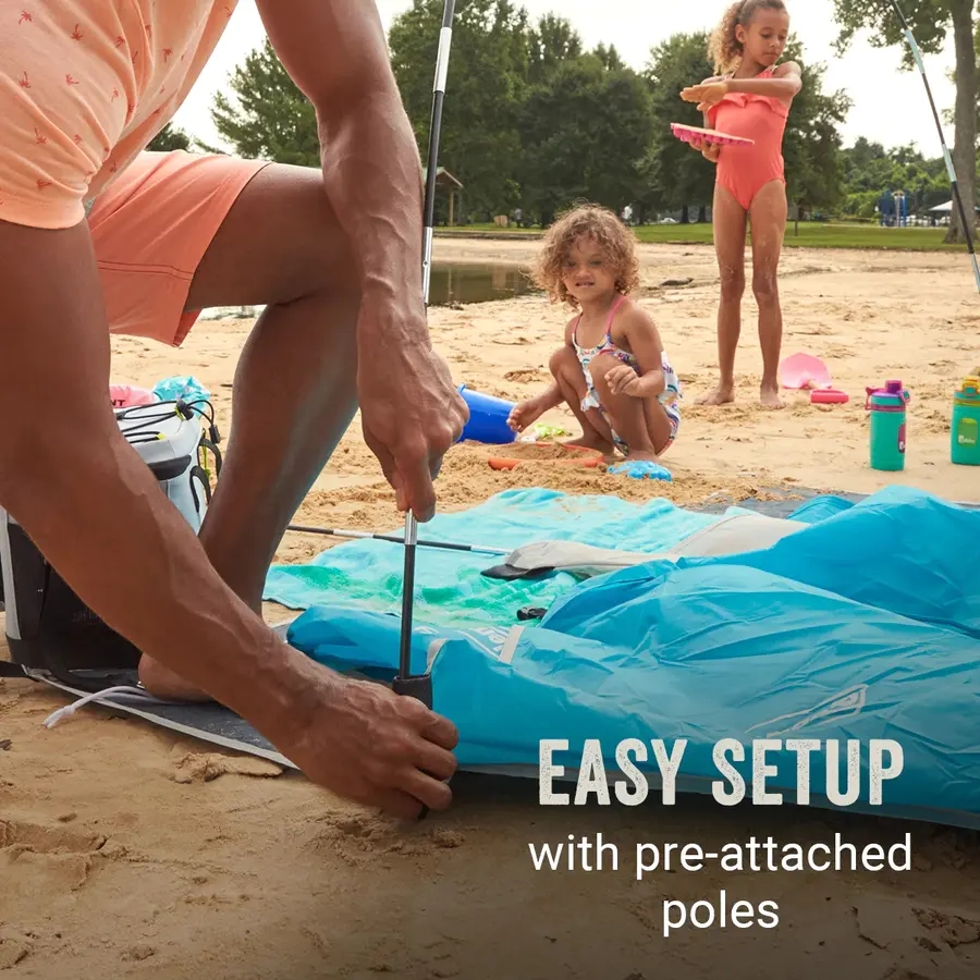 Skyshade&trade; Small Compact Beach Shade, Caribbean Sea