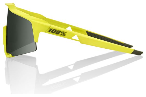 Lunettes 100% Speedcraft Soft Tact Jaune / Gris / Verres Vert
