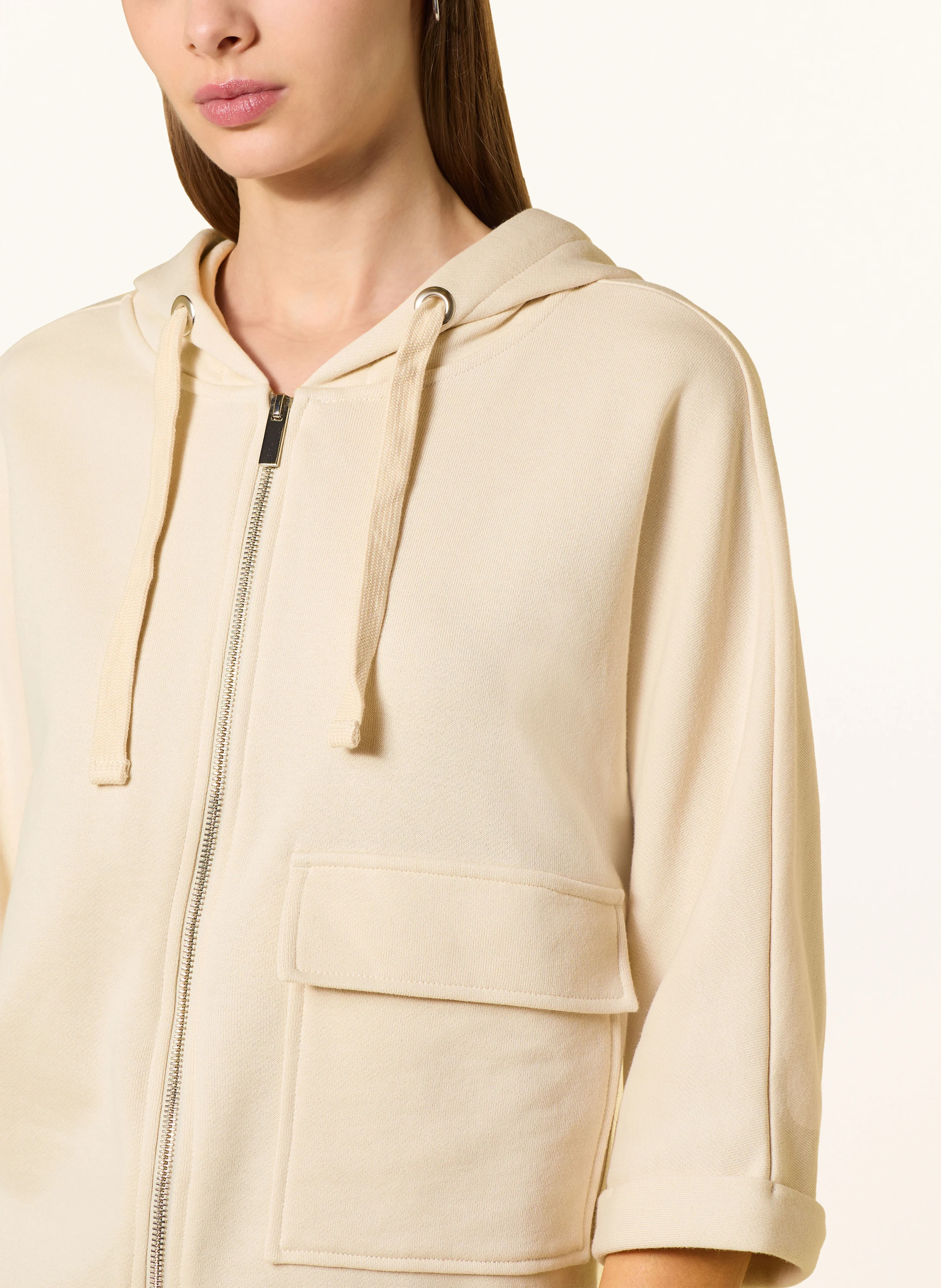 OPUS Sweatjacke GUSA mit 3/4-Arm
