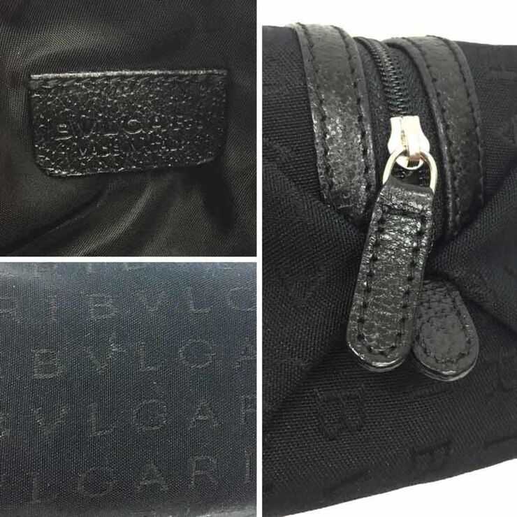 Bvlgari Vintage Bvlgari Pouch Black