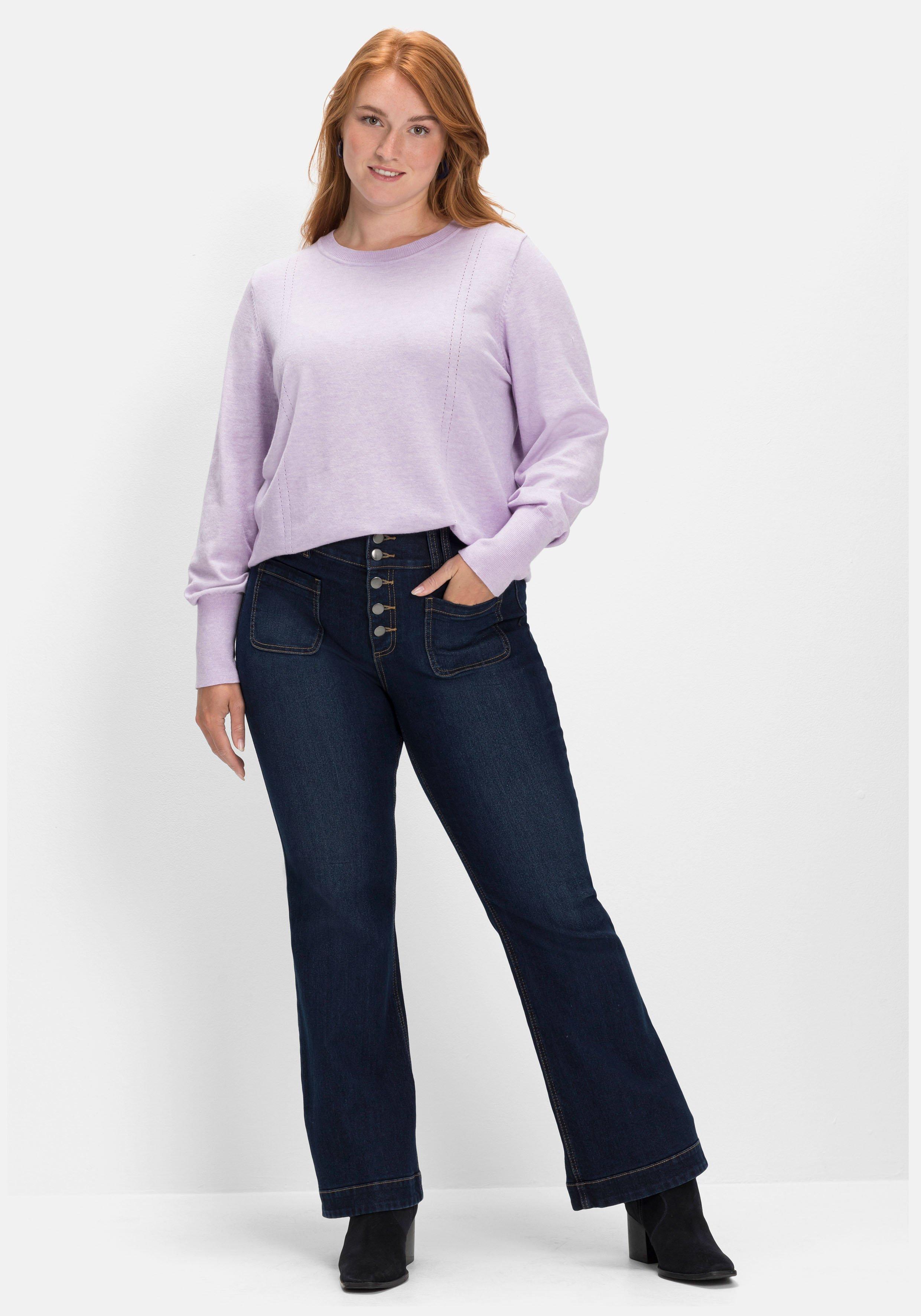 Pullover mit Ajourmusterdetails