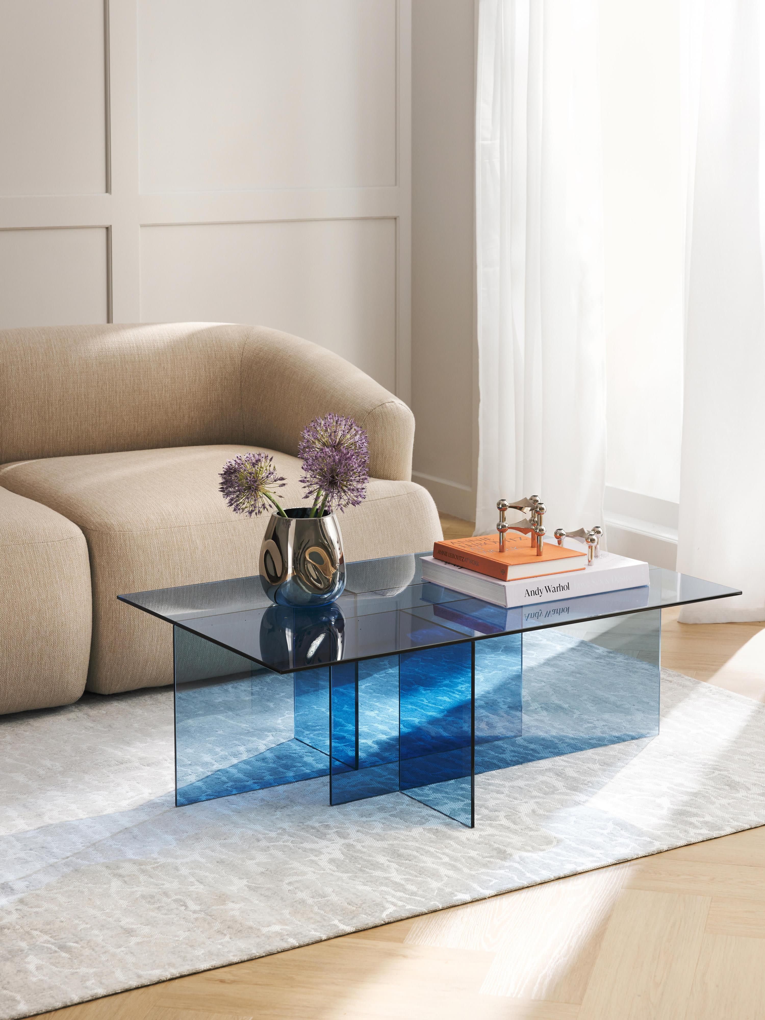 Glazen salontafel Anouk