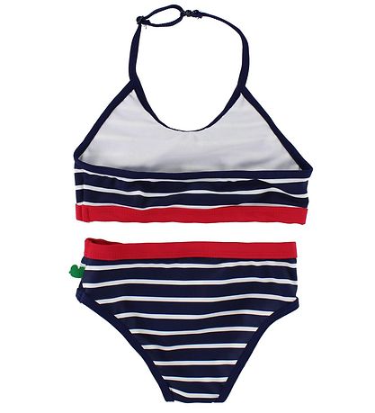 Freds WoRød Bikini - UV50+ - Navy/Hvidstribet