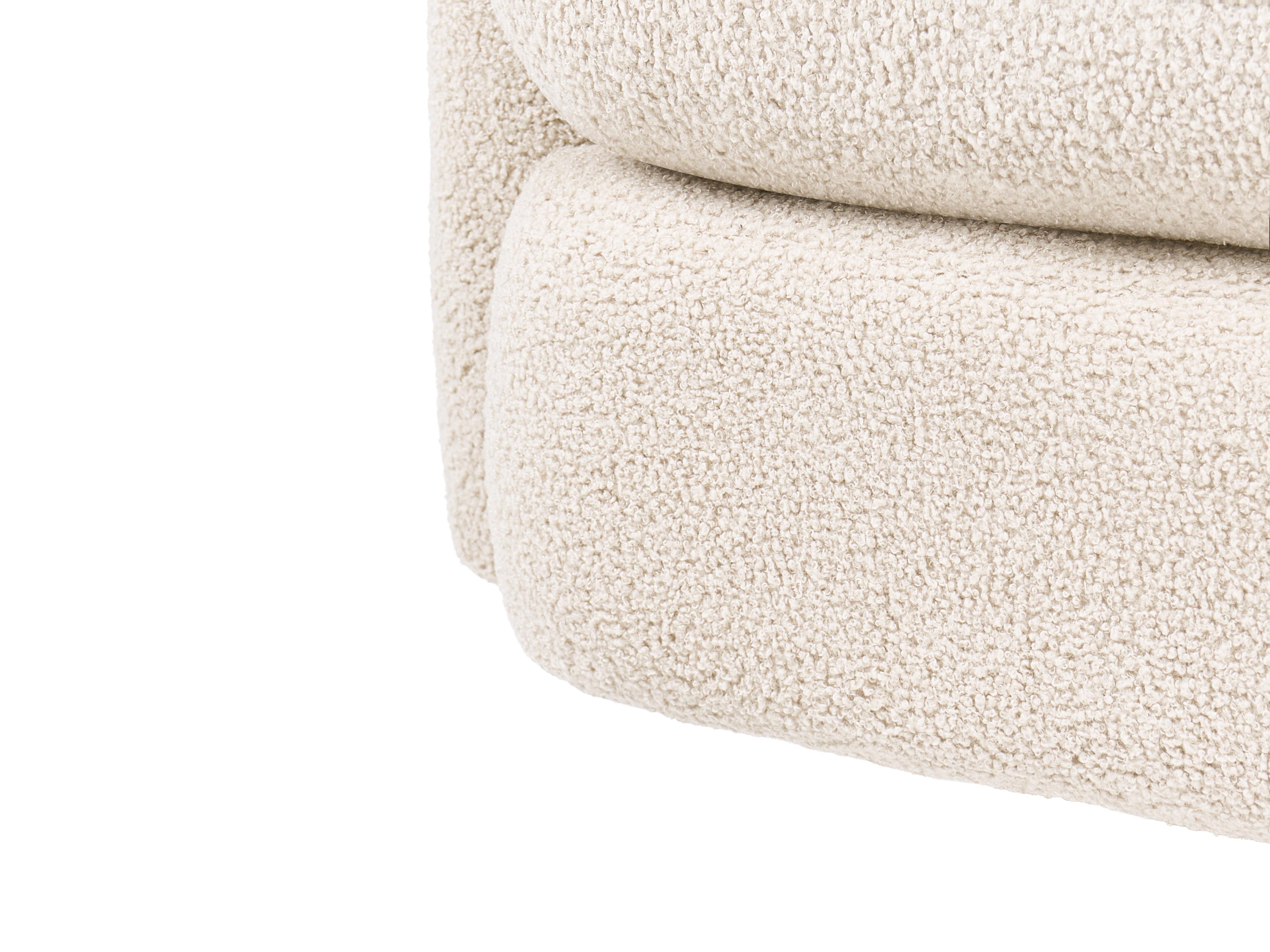 Bank 2-zits HUSBY Bouclé Beige