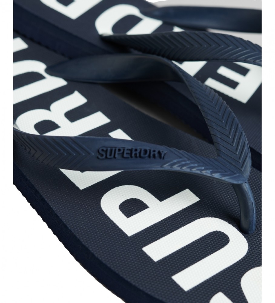 Chinelo Superdry Code Core Sport Azul Marinho