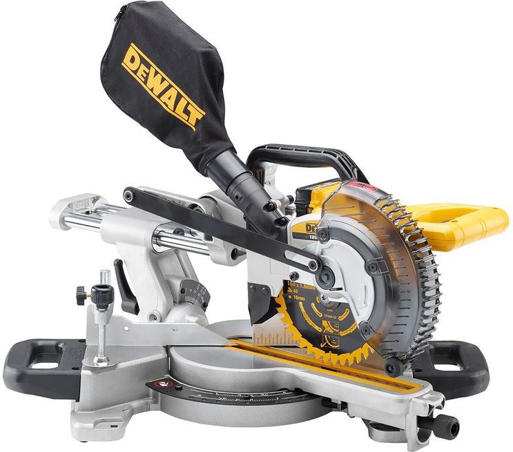 DeWalt DCS365N 18V Li-Ion Accu telescopische afkort- en verstekzaagmachine body - 184 x 16mm
