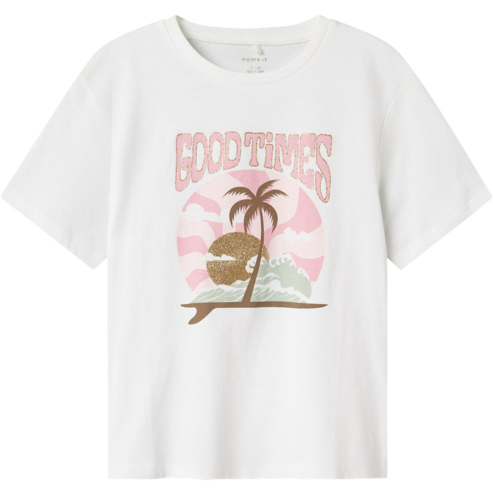 Køb Name It Bright White Jekan Regular T-Shirt
