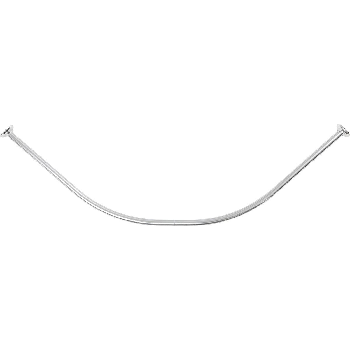 BARRE DE DOUCHE INCURVEE 90X90CM ALUMINIUM CHROME BRILLANT