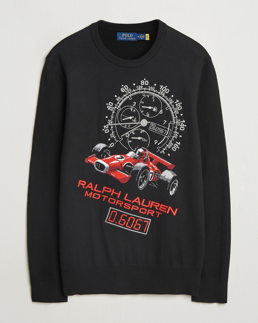 Polo Ralph Lauren RL Motorsport Knitted Sweater Black Combo