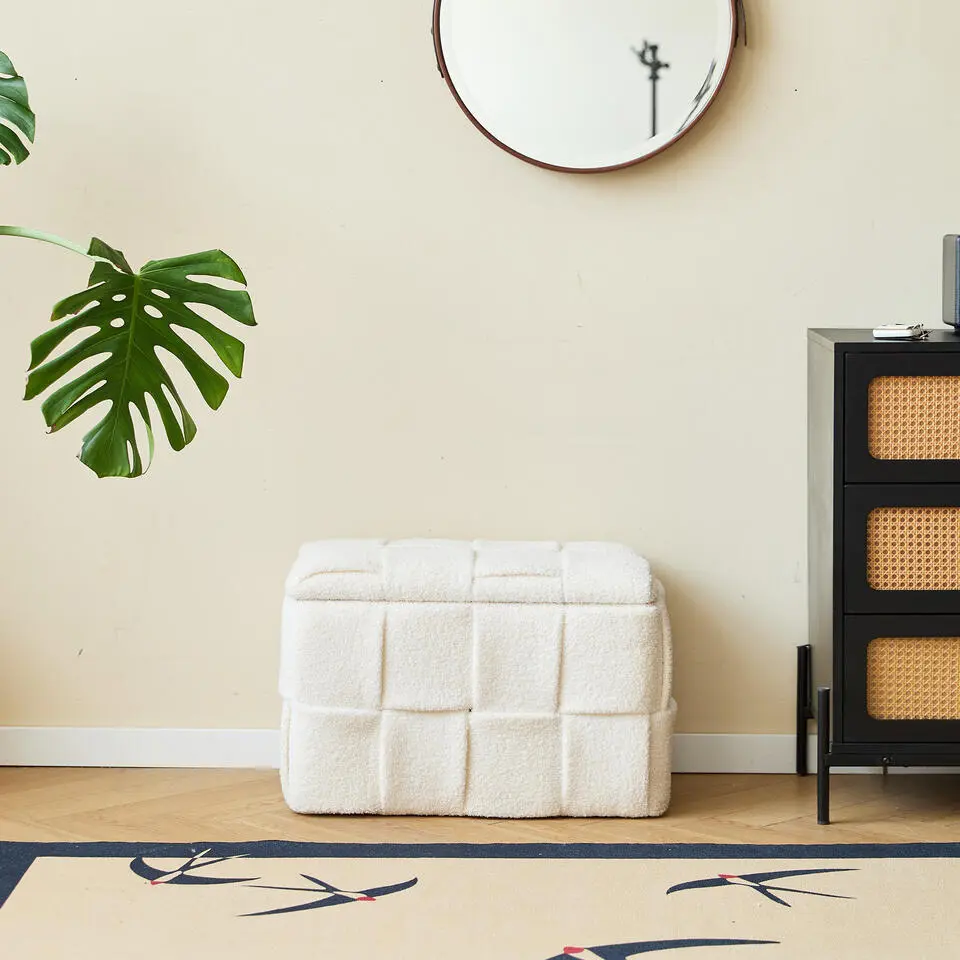 Scandinavische Designbank met Opbergruimte