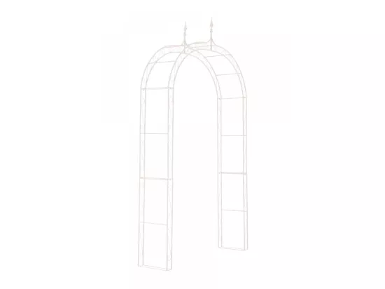 Arche à rosiers - Métal & Métal - Blanc - Lenz